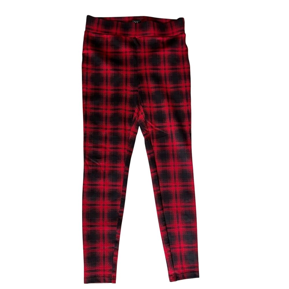 Loft Buffalo Plaid Ponte leggings Small